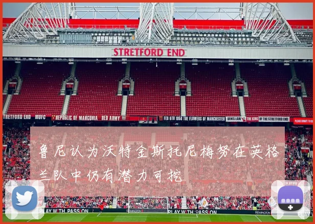 鲁尼认为沃特金斯托尼梅努在英格兰队中仍有潜力可挖